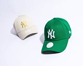 Dámská kšiltovka New Era - 9FORTY League Essential - NY Yankees - Kelly Green / White