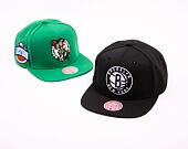 Kšiltovka Mitchell & Ness NBA Conference Patch Snapback Brooklyn Nets Black