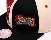 Kšiltovka Mitchell & Ness NBA Pop Panel Snapback Hwc Philadelphia 76Ers Off White / Black