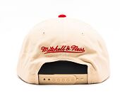 Kšiltovka Mitchell & Ness NBA Reframe Retro Snapback Hwc Chicago Bulls Off White