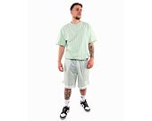 Kraťasy Karl Kani Retro Pinstripes Mesh Shorts light mint/white