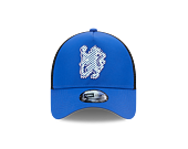 Kšiltovka New Era 9FORTY A-Frame Trucker Overlay Chelsea FC Lion Crest Calming Blue