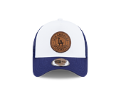 Kšiltovka New Era 9FORTY A-Frame Trucker MLB Team Patch Los Angeles Dodgers White / Dark Royal