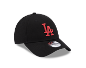 Kšiltovka New Era 9FORTY MLB League Essential Los Angeles Dodgers Black / Cardinal