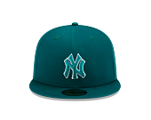 Kšiltovka New Era 59FIFTY MLB Team Outline 5 New York Yankees Malachite / White