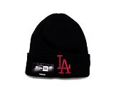 Dětský Kulich New Era MLB Kids League Essential Beanie Los Angeles Dodgers Black / Cardinal