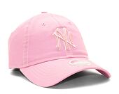 Dámská kšiltovka New Era 9TWENTY MLB Washed New York Yankees Fondant Pink / White