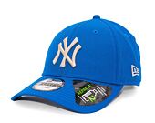 Kšiltovka New Era 9FORTY MLB Repreve New York Yankees Blue Azure / Stone