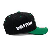 Kšiltovka Mitchell & Ness Overbite Pro Snapback Boston Celtics Black