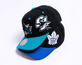 Kšiltovka Mitchell & Ness Overbite Pro Snapback Toronto Maple Leafs Black