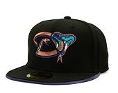 New Era 59FIFTY MLB Team Color Split 5 Arizona Diamondbacks Black Cap