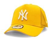 Kšiltovka New Era 9FORTY A-Frame Trucker MLB League Essential New York Yankees - Juicy Yellow / Whit