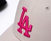 Kšiltovka New Era 9FORTY MLB League Essential Los Angeles Dodgers - Stone / Blush Pink