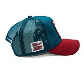 Kšiltovka Capslab Tom and Jerry Trucker - Scary Tom - Darky Blue / Burgundy