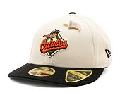 Kšiltovka New Era 59FIFTY Low Profile "Melted Cream" Pin - Baltimore Orioles - Cream