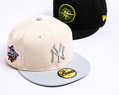 Kšiltovka New Era 59FIFTY MLB New York Yankees Retro - Cream White / Graphite