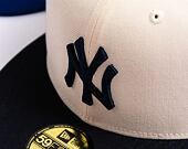 Kšiltovka New Era 59FIFTY MLB New York Yankees Retro - Cream White / Navy