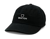 Kšiltovka Brixton Alpha LP Cap - Black/White Vintage Wash