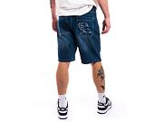 Kraťasy Karl Kani OG Old English Denim Shorts Vintage indigo