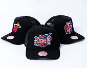 Kšiltovka NBA Monogram Trucker Hwc Houston Rockets Black