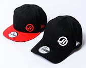 Kšiltovka New Era - 9FIFTY HAAS F1 - Black / Scarlet