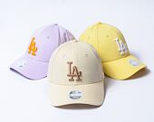 Dámská kšiltovka New Era - 9FORTY League Essential - LA Dodgers - Beige / Camel