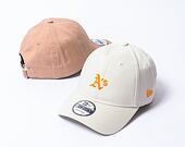 Kšiltovka New Era - 9FORTY Summer Washed - Oakland Athletics - Off White / Orange