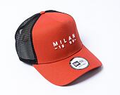 Kšiltovka New Era - 9FORTY Trucker Seasonal Wordmark Trucker - AC Milan - Rust