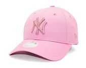 Dámská kšiltovka New Era - 9FORTY Metallic Logo - NY Yankees - Pastel Pink