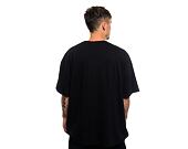 Triko New Era - Graphic Drop Shoulder Tee - Miami Heat - Black / Pinot Red