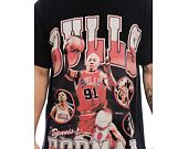 Triko Mitchell & Ness Nba Player Photo Tee Chicago Bulls Black