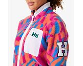 Dámská Bunda Helly Hansen - Woman Imperial Printed Pile Snap - Magenta