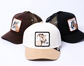 Kšiltovka Goorin Trucker - The Suede Goat - Him - Tan