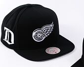 Kšiltovka Mitchell & Ness - Evergreen Black White Snapback Vntg - Detroit Red Wings - Black