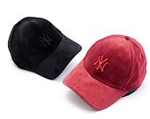 Dámská Kšiltovka New Era - 9FORTY Womens MLB Velour Midi - NY Yankees - Maroon