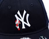 Dětská Kšiltovka New Era - 9FORTY Kids MLB Icon - NY Yankees - Navy / White