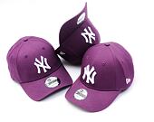 Kšiltovka New Era - 9FORTY MLB League Essential - NY Yankees - Purple / White