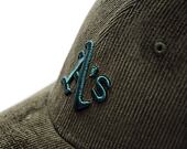 Kšiltovka New Era - 9FORTY MLB Cord - Oakland Athletics - Green