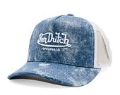 Kšiltovka Von Dutch - Trucker Newark - Caps - Cot Twill Denim - Silver