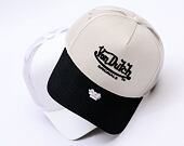 Kšiltovka Von Dutch - Trucker Newark - Caps - Cot Twill - Black/ Cream