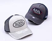 Kšiltovka Von Dutch - Trucker Kiruna - Caps - Cot Twill - Grey/ Black