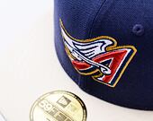 Kšiltovka New Era - MLB Visor Clip 59FIFTY - Anaheim Angels - Light Navy / Cream