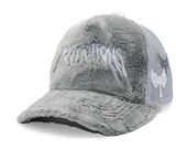 Kšiltovka Reflection Luxury Fuzzy Trucker - Cloud Grey / White