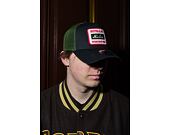 Kšiltovka New Era - Patch 9FORTY Trucker - Black / New Olive