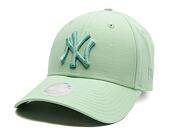 Dámská Kšiltovka New Era - MLB Essential 9FORTY - NY Yankees - Mint Green