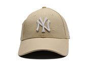 Dámská Kšiltovka New Era - MLB Crinkled PU 9FORTY - NY Yankees - Stone