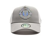 Dětská Kšiltovka New Era - Iridescent 9FORTY Trucker - Manchester United Fc - Gray