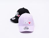 Dětská Kšiltovka New Era - MLB Infill 9FORTY - NY Yankees - Lila / White